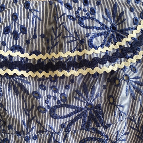 NWT Red Carter off the shoulder embroidered dress - Picture 7 of 11